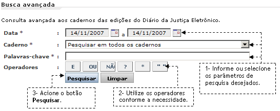 diário da justiça eletrônico