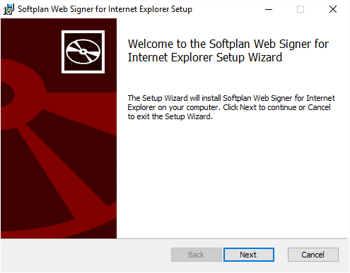 Instalação do plug-in Web Signer